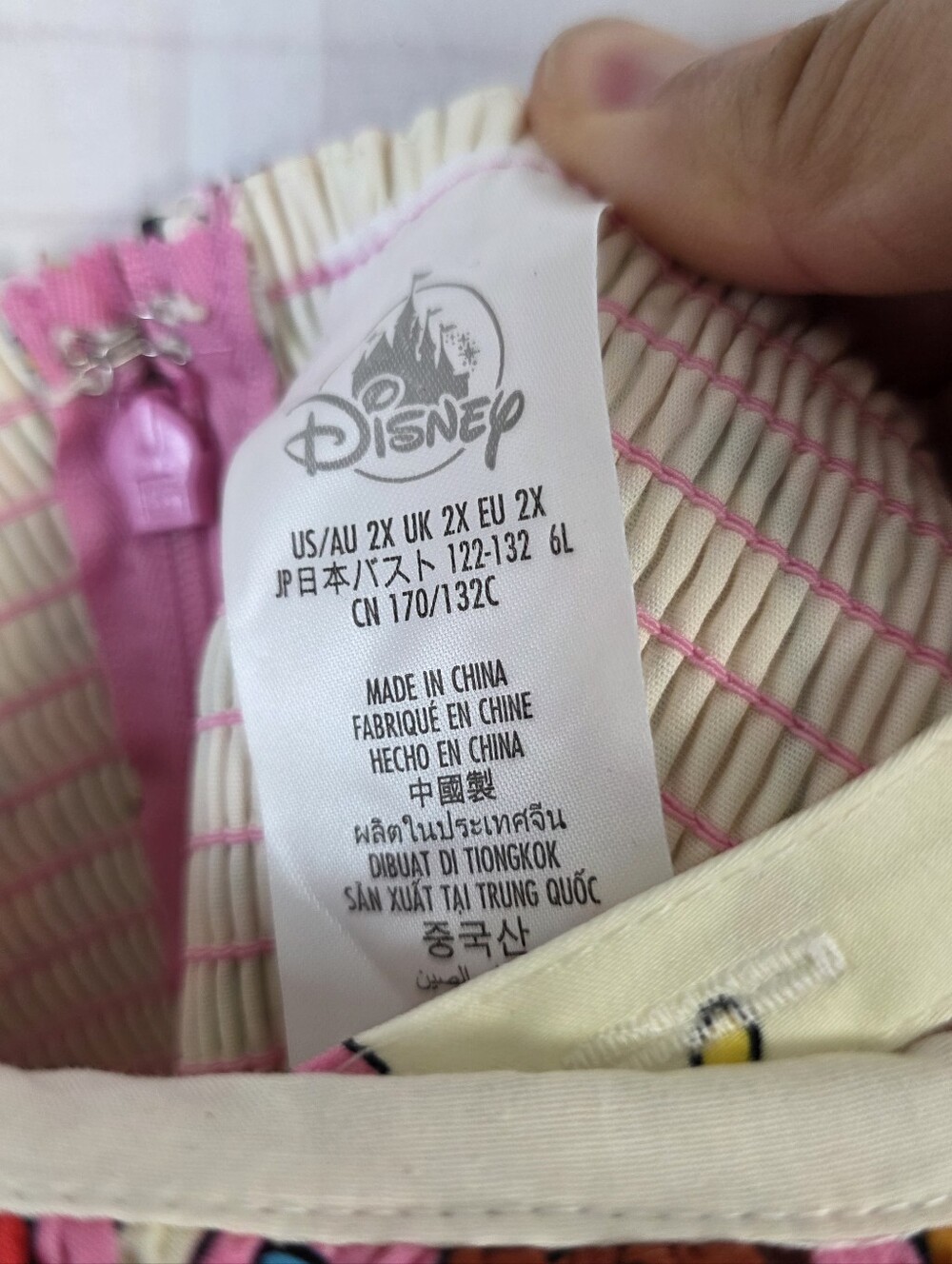 Disney Themepark Exclusive Disney Eats Dress Size 2X XXL New NWT - Picture 5 of 6